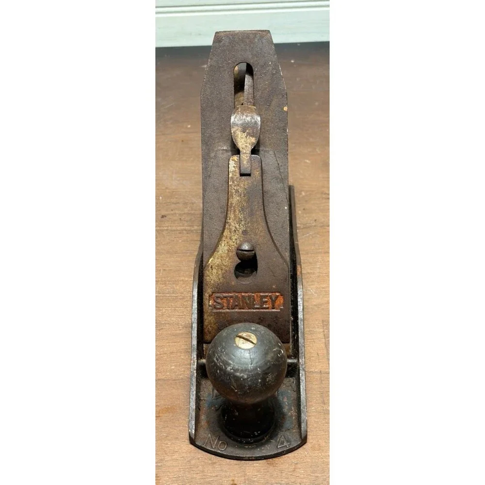 Vintage Stanley No.4 Bailey Smooth Bottom Plane READ - Picture 2 of 16